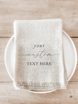 Napkin - Custom Design - Your Text Here!