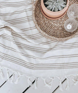 Picnic Throw Blanket - Oversized blanket, summer throw, beach blanket