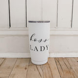 Travel Mug - Boss Lady, coffee, mug, coffee lover, tumbler, drinkware, everyday