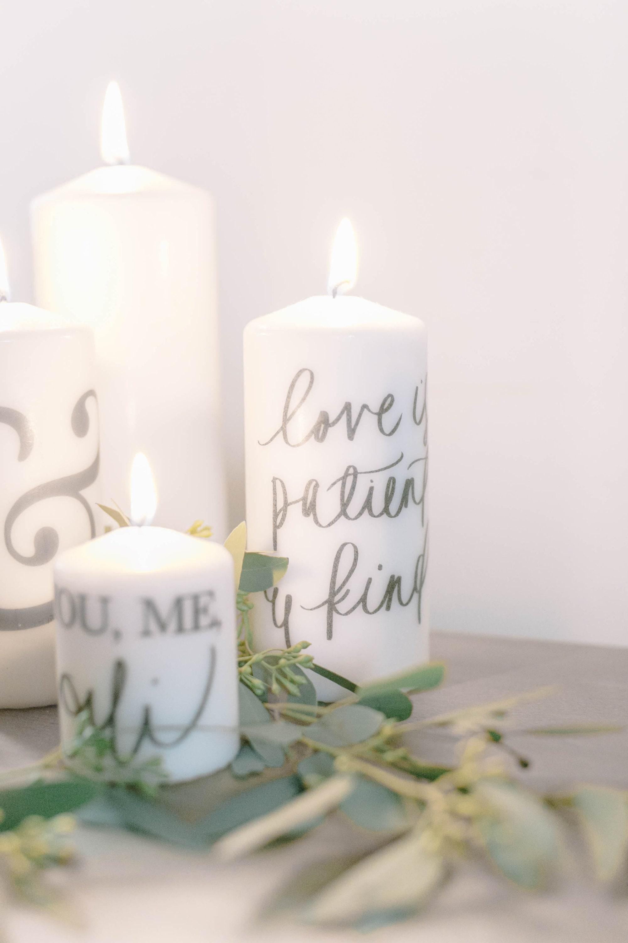 Bulk Listing- 8" Candles, wedding favor, welcome gift, office gift, special event, workshop gift, client gift, wedding decor