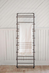 Throw Blanket - Wheel Barrow Watercolor, Lightweight Spring Summer Decor, Made in USA, Living Room, Present, Gift, Spring Decor