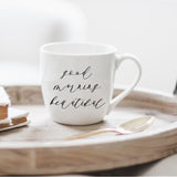 Ceramic Mug -  Good Morning Beautiful - couple, wedding gift, newlywed, engagement, wedding shower, anniversary