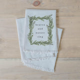 Christmas Napkin Set - Heaven and Nature Watercolor, Home Decor, Housewarming, Tableware, Place Setting, Seasonal decor, kitchen linens