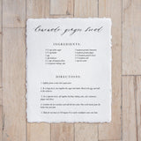 Christmas Calligraphy Print - Homemade Ginger Bread, Winter Decor, Gift, Holiday Gift, Seasonal Home Decor, Christmas decor