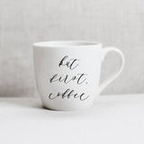 Ceramic Mug -  But First, Coffee - couple, wedding gift, newlywed, engagement, wedding shower, anniversary