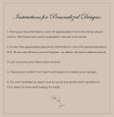 Lumbar Pillow - Personalized Last Name With Line - Farmhouse Style, home décor, wedding gift, engagement present, housewarming, cushion