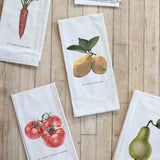 LMB x PCB - Fruits + Veggies Color Tea Towel - Made in the USA, housewarming gift, kitchen decor, present, Liz Marie Blog,