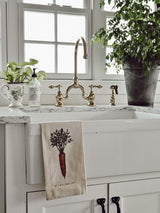 LMB x PCB - Fruits + Veggies Color Tea Towel - Made in the USA, housewarming gift, kitchen decor, present, Liz Marie Blog,