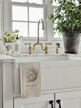 LMB x PCB - Fruits + Veggies Color Tea Towel - Made in the USA, housewarming gift, kitchen decor, present, Liz Marie Blog,