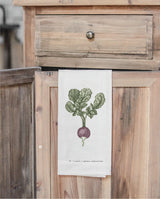 LMB x PCB - Fruits + Veggies Color Tea Towel - Made in the USA, housewarming gift, kitchen decor, present, Liz Marie Blog,