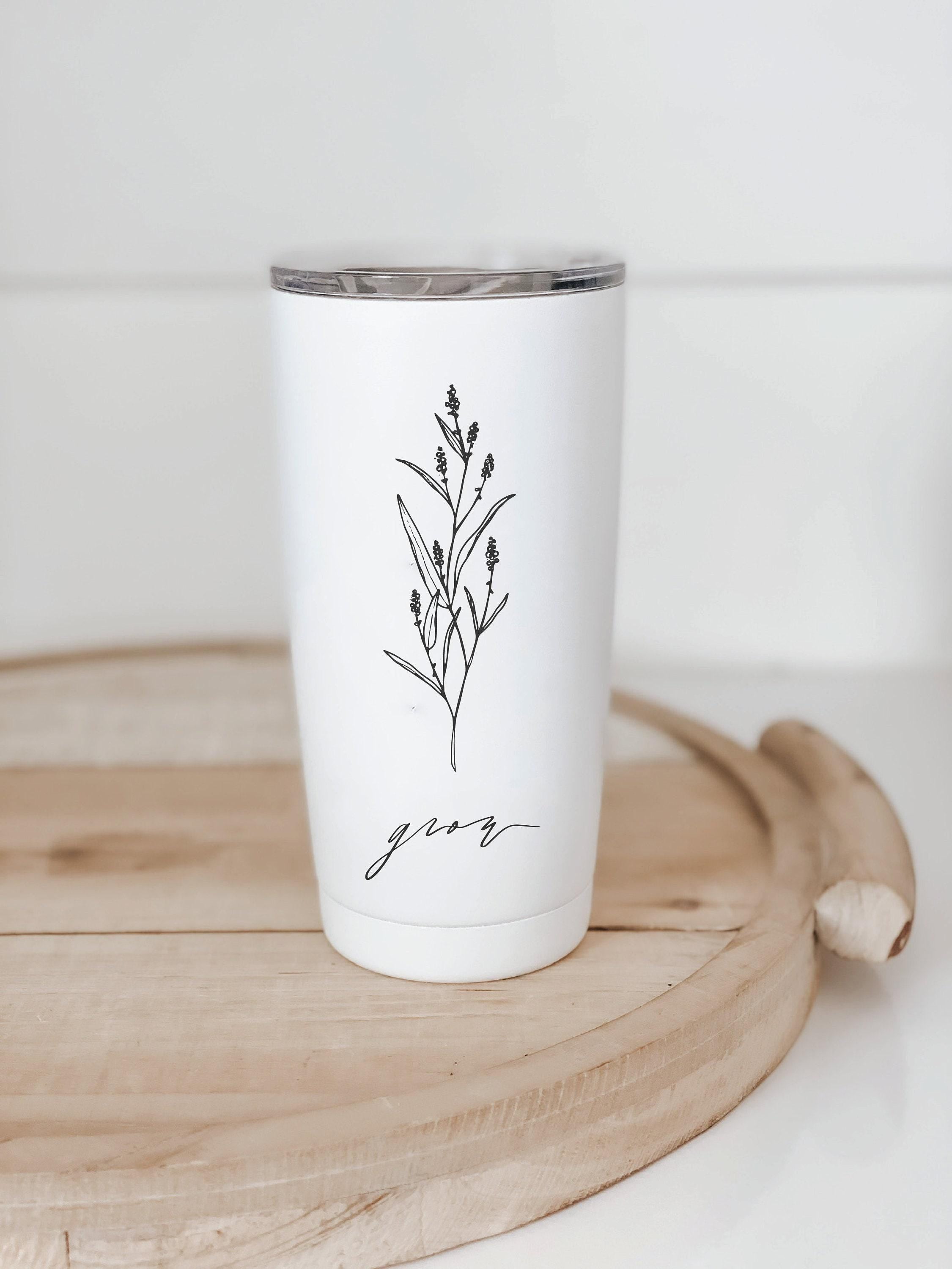 Travel Mugs - Wildflower Design