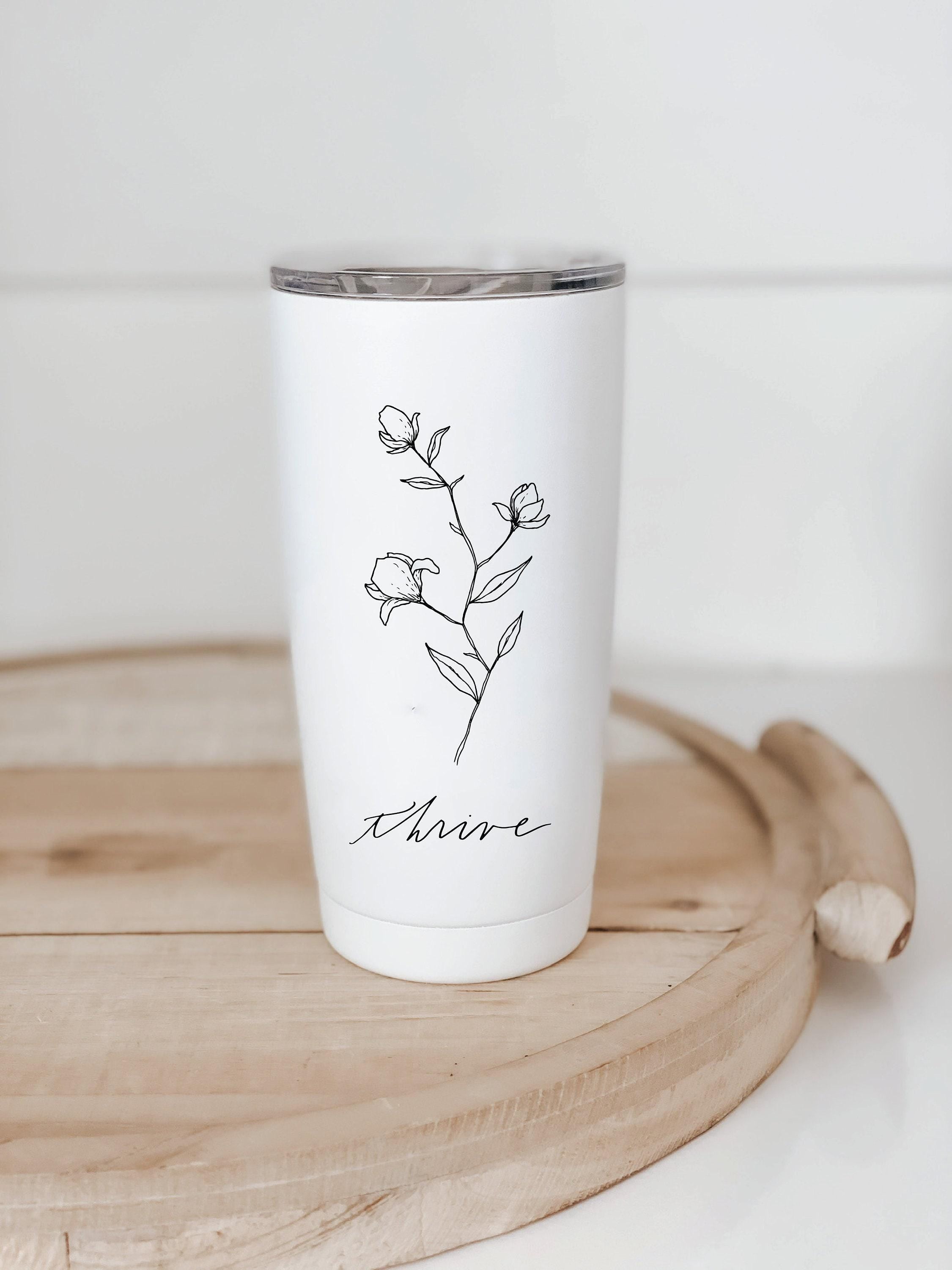 Travel Mugs - Wildflower Design