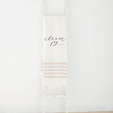 Choose Joy Throw Blanket: Organic Cotton Decorative Blanket (70x38.5in)