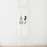 Personalized Home State Throw Blanket: Organic Cotton Sofa Decor