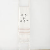 Throw Blanket - Mr. & Mrs., present, housewarming gift, decorative blanket, cozy, pretty
