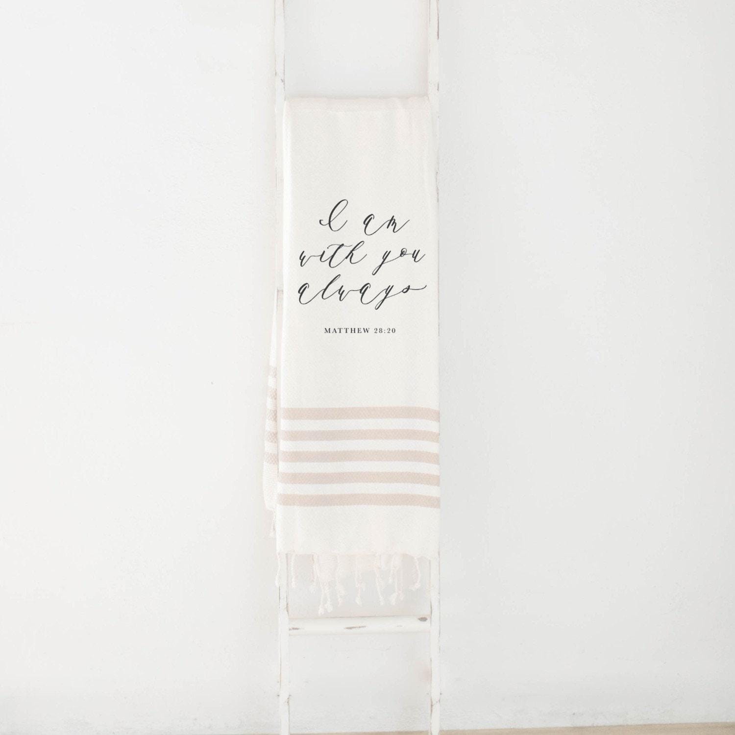 Throw Blankets - I am With You Always