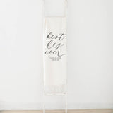 Throw Blanket - Personalized Best Day Ever, present, housewarming gift, decorative blanket, cozy, birthday gift