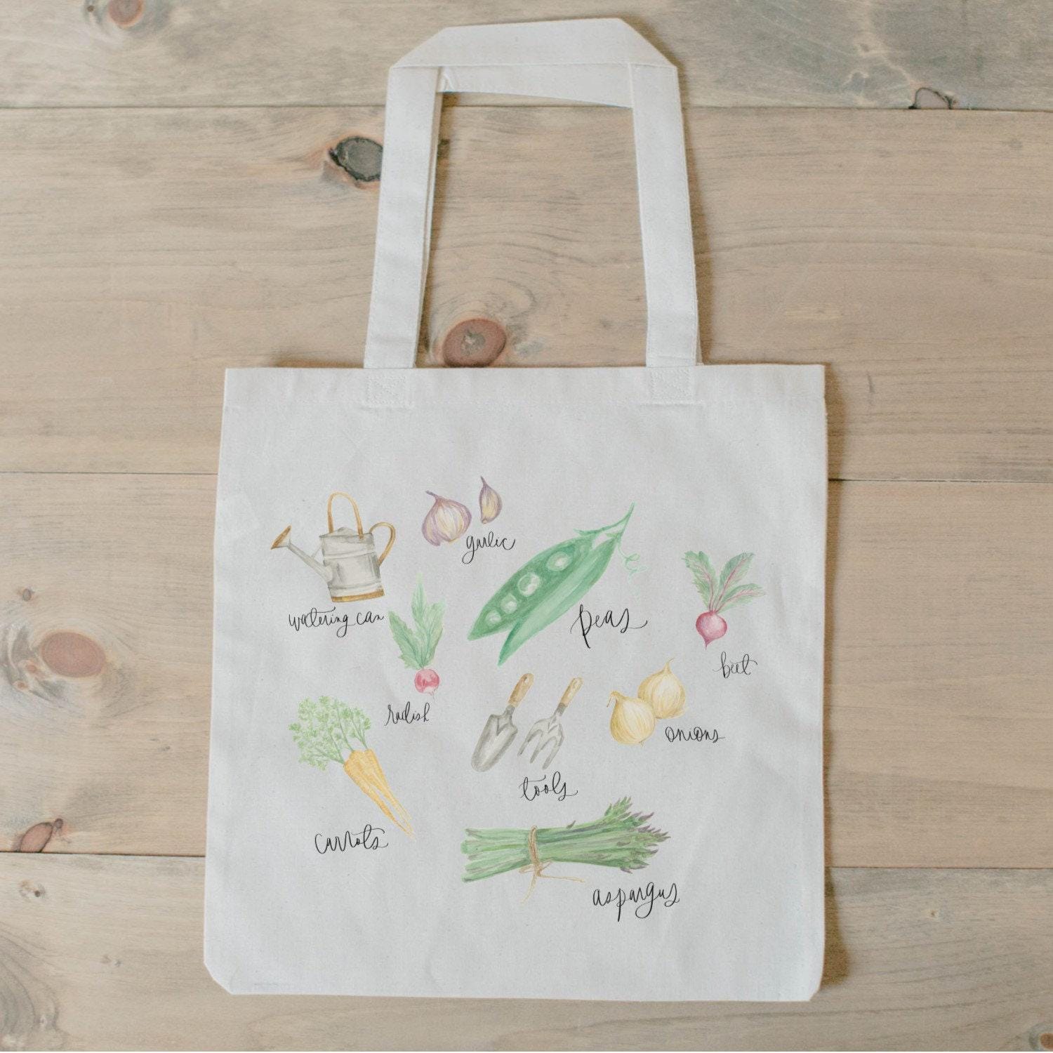 Tote Bags - Vegetables Watercolor