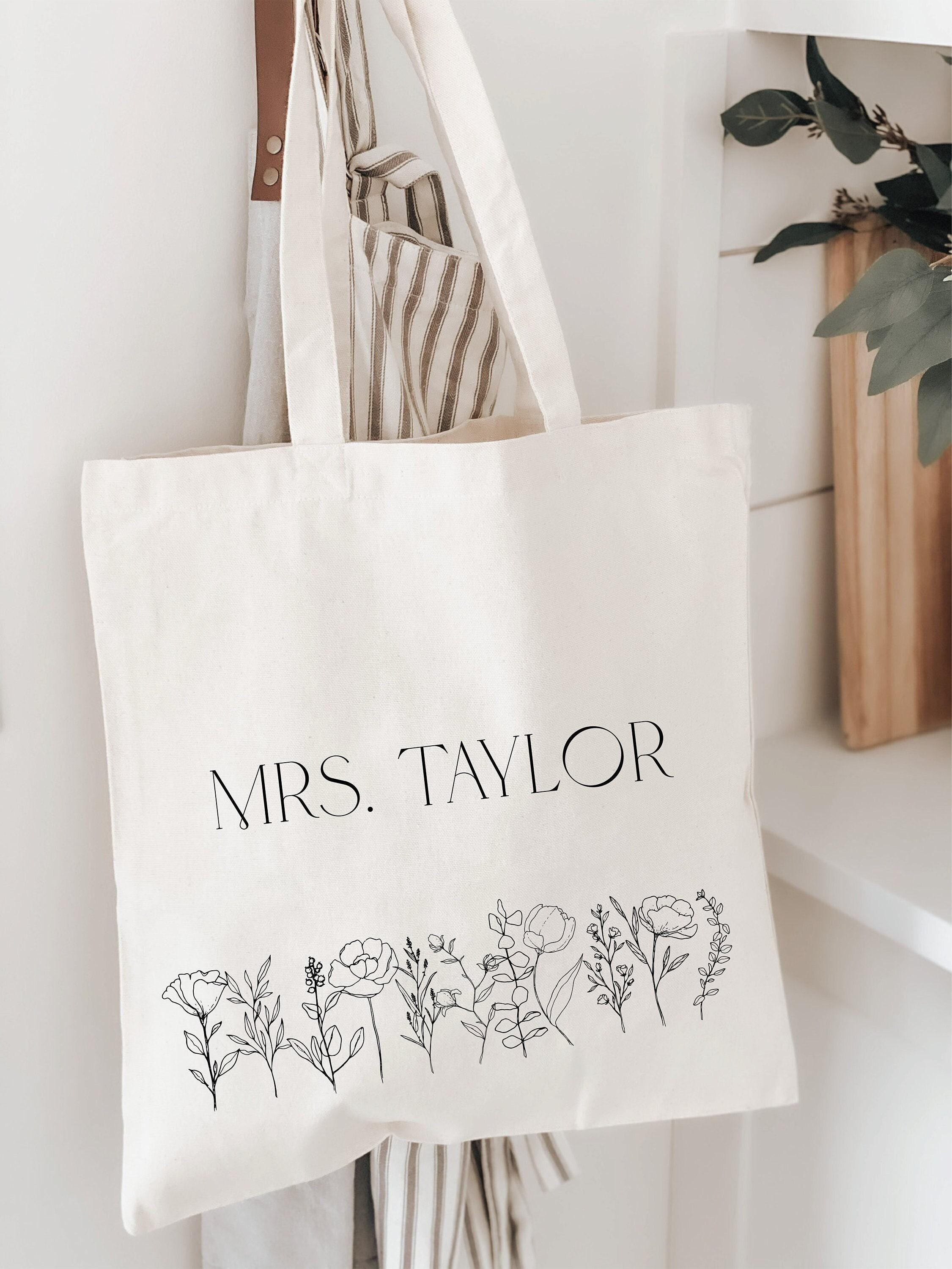 Personalized Tote Bags - Personalized Teacher gift