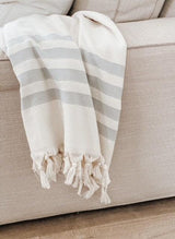 Throw Blanket - Let's Stay In Bed, present, housewarming gift, decorative blanket, cozy, pretty