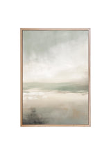 Wood Framed Print - Abstract Blues - Handmade in USA, gallery wall art, framed decor