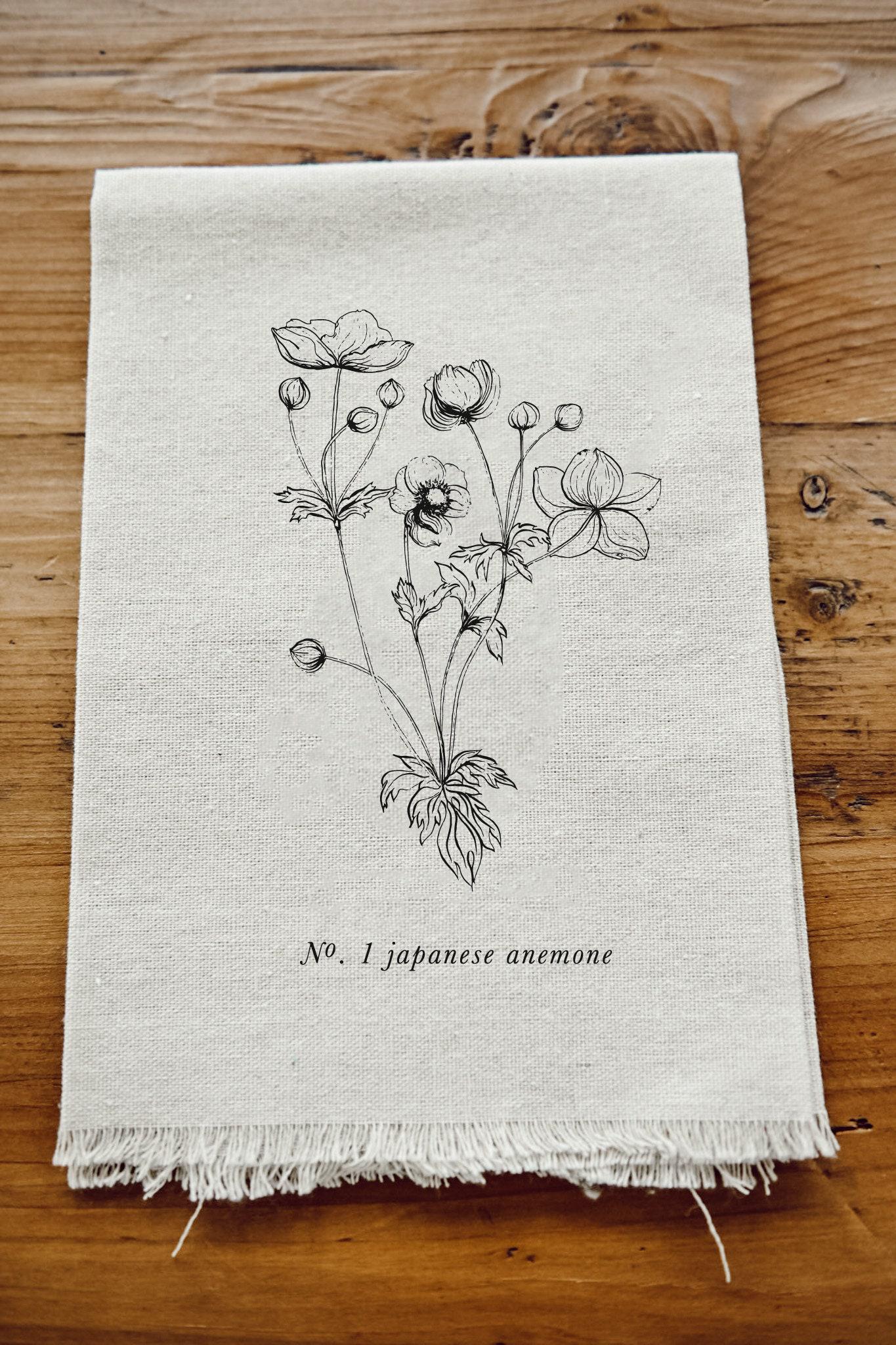 Napkin - Botanicals, home decor, housewarming gift, tableware, table, home decor, dinner party
