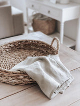 Linen Kitchen Towel - housewarming gift, kitchen decor, cozy home, linen cotton towel