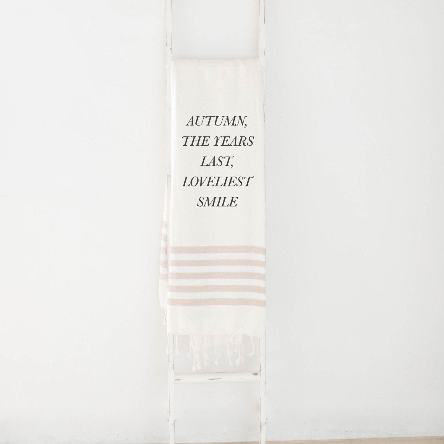 Throw Blanket - Autumn the Years Last Loveliest Smile