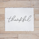 Fall Calligraphy Print - Thankful, Fall Decor, Gift, Holiday Gift, Seasonal Home Decor