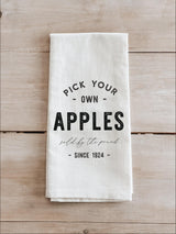 Kitchen Towel - Pick Your Own Apples - housewarming gift, fall decor, kitchen, women's gift, autumn, thanksgiving, seasonal