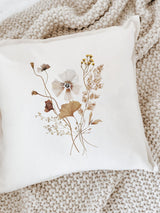 Throw Pillow - Fall Bouquet - Autumn home décor, fall décor, cushion cover, throw pillow, seasonal pillow, cursive font décor