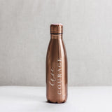 Have Courage Metallic Water Bottle: Stainless Steel Tumbler, 16oz