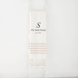 Throw Blanket - Personalized Family Name, present, housewarming gift, decorative blanket, cozy, birthday gift