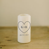 Bulk 6" Pillar Candles: Wedding Favor, Welcome Gift