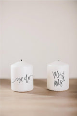 Bulk 6" Pillar Candles: Wedding Favor, Welcome Gift
