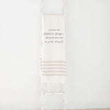 Throw Blanket - Sometimes The Littlest Things Take Up The Most Room In Your Heart, housewarming gift, decorative blanket, cozy, pretty