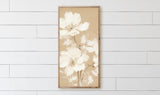 Wood Framed Sign - Painted Florals - gallery wall, housewarming gift, framed decor, wall decor, wall art, decorative sign