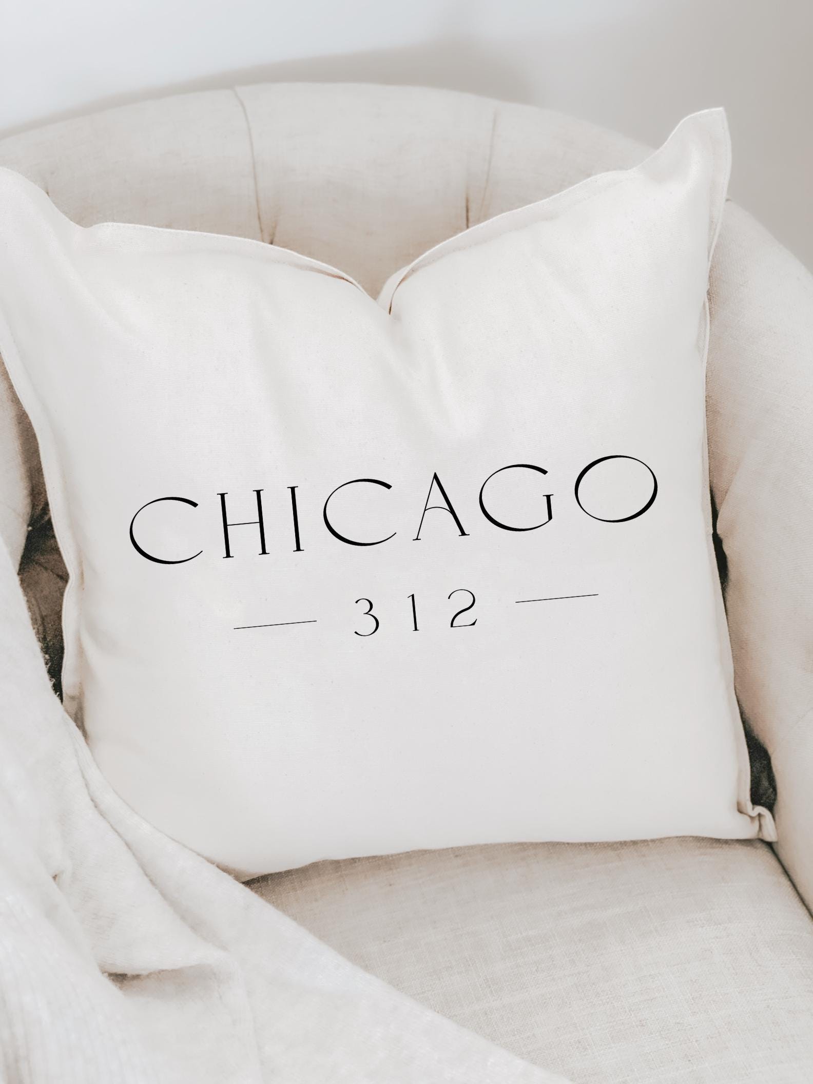 Personalized Postal Code Throw Pillow: Realtor/Housewarming Gift