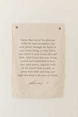 Ephesians 3 Banner Wall Hanging