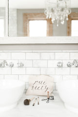 Cosmetic Bag - Bride - Wedding Day Gift for Bride, Handmade in USA, 100% Cotton, Shop Small, Bridesmaid Gift, Makeup Bag, Wedding Gift