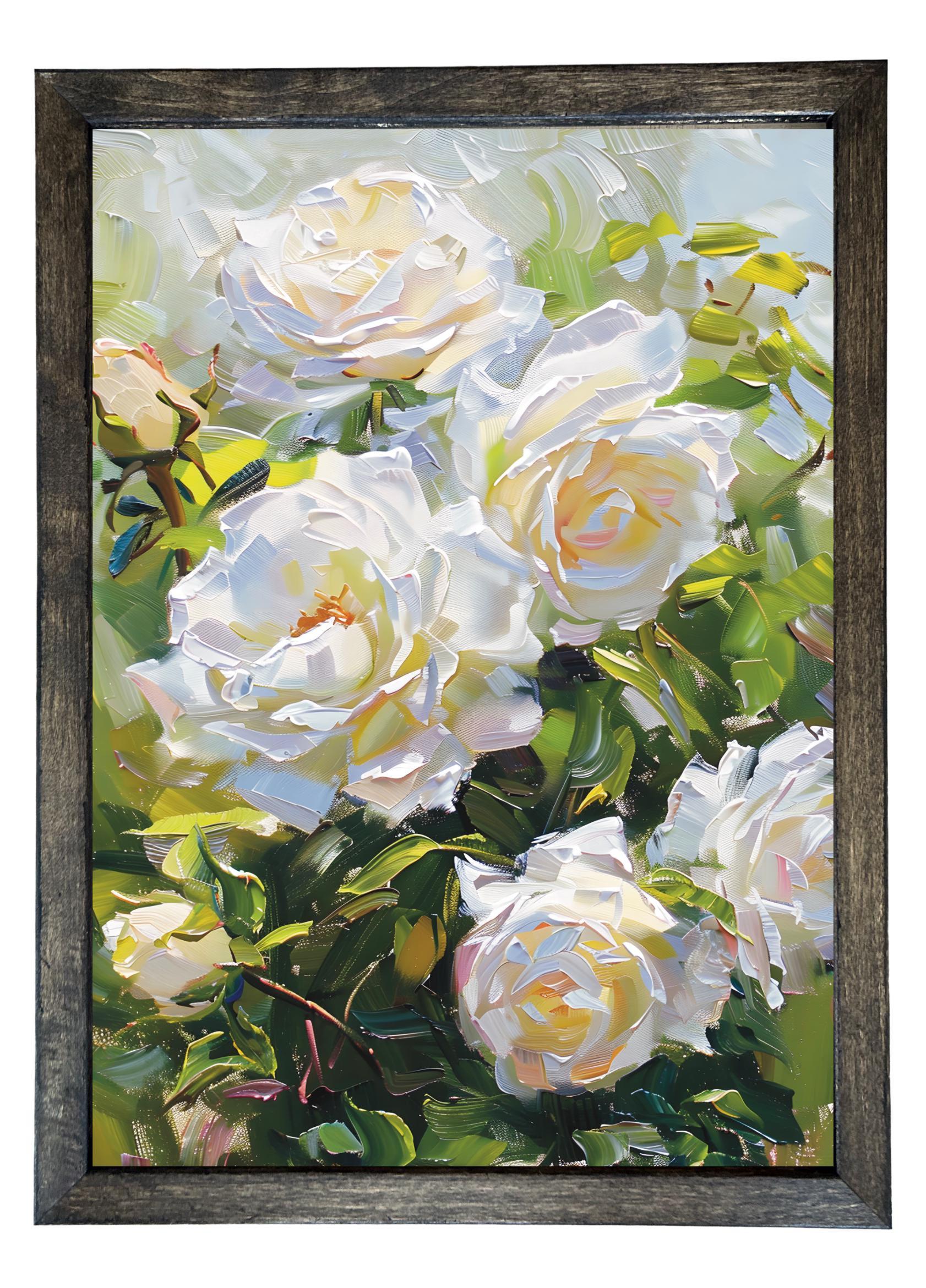 Wooden Frames - Rose Bush