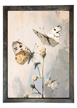 Wood Framed Print - Butterfly Stem - Handmade in USA, gallery wall art, framed decor