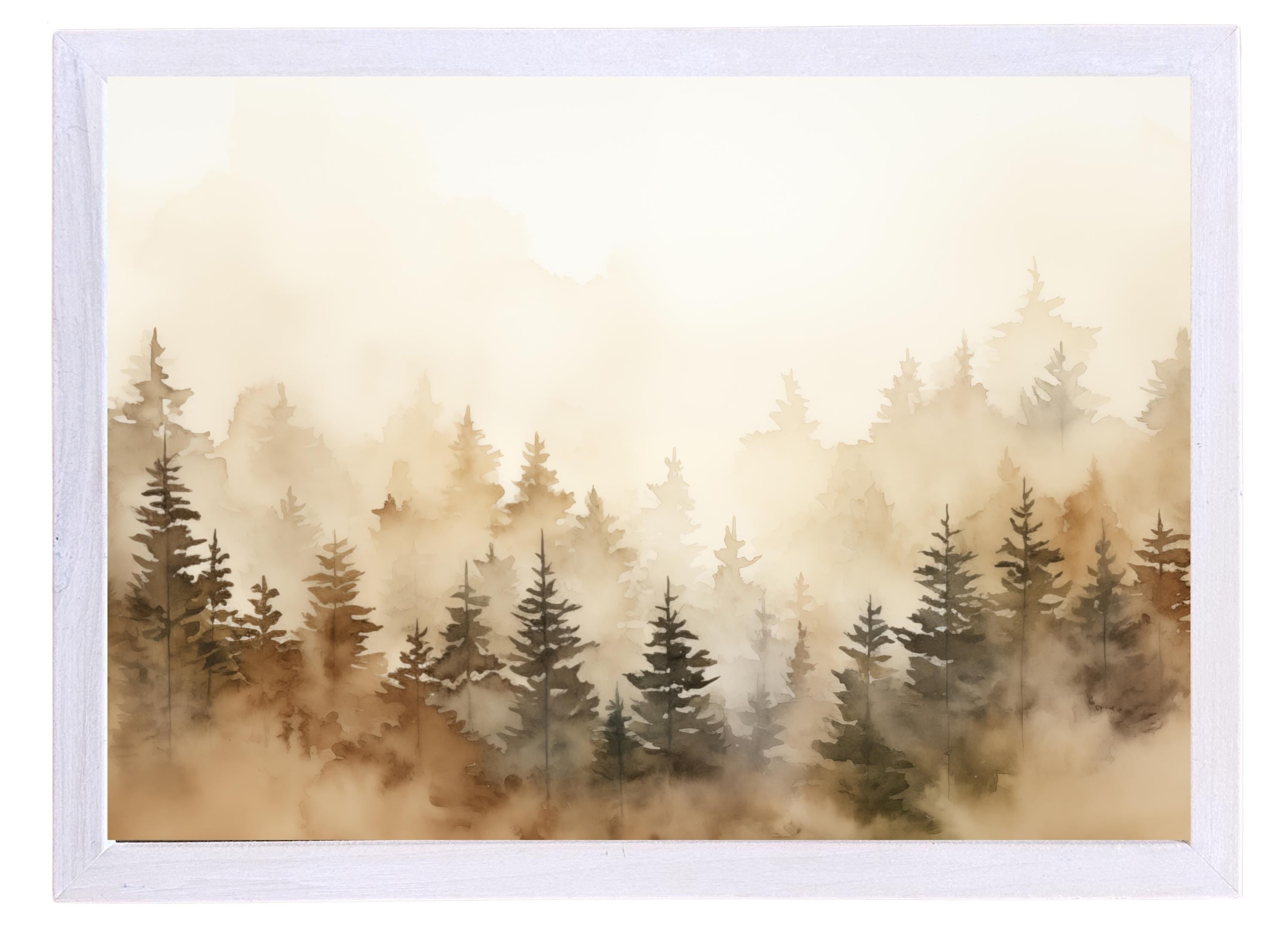 Wooden Frames - Warm Toned Trees