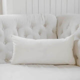 Neutral Accent Lumbar Pillow - Handmade, Organic Cotton, Home Décor, Shop Small, Throw