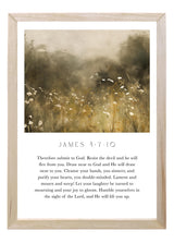 Wood Framed Print - James 4 - Handmade in USA, gallery wall art, framed decor