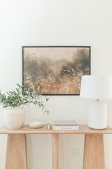 Wood Framed Print - Dainty Wildflowers - Handmade in USA, gallery wall art, framed decor