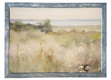 Wood Framed Print - Bright Wildflowers - Handmade in USA, gallery wall art, framed decor