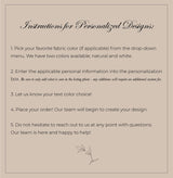 Throw Pillow - Personalized Minimal Birth Stats - Son's Room, Handmade, 100% Cotton, new mom gift, Calligraphy Home Decor, Housewarming gift