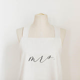 Apron - Mrs. Apron, present, housewarming gift, kitchen decor, mother's day present, gift for mom