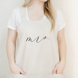Apron - Mrs. Apron, present, housewarming gift, kitchen decor, mother's day present, gift for mom
